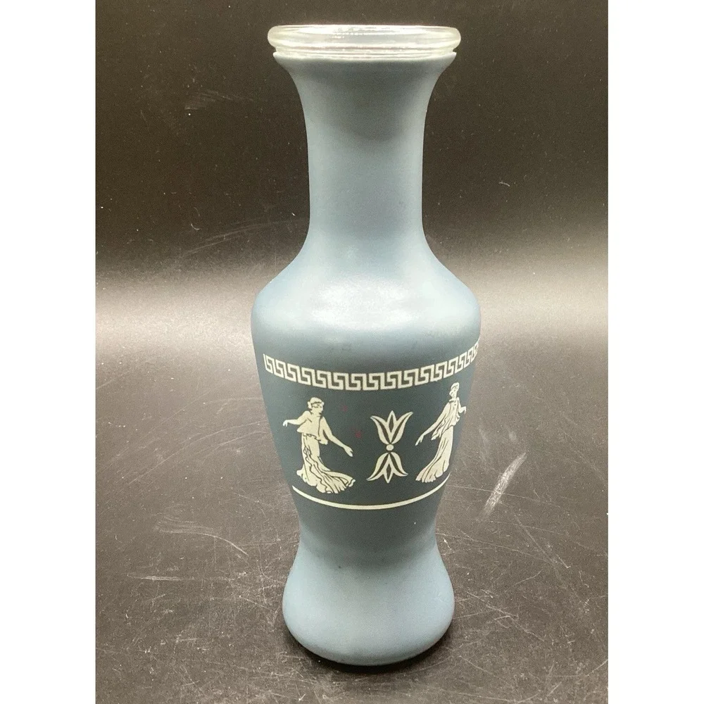 VTG 1978 Wizard Decorative Air Freshener Grecian Vase‎ Blue 5.5